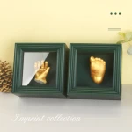 Wholesale 3D baby hand foot casting kit DIY souvenir gift photo frame