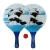 Import Wholesale beach toy printed custom paddle high quality wooden beach racket paddle racket for outdoor entertainment from China
