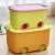 Import Wholesale cartoon plastic toy storage box with wheel from China