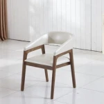 Wholesale chair wood dining chair and fabric weaving