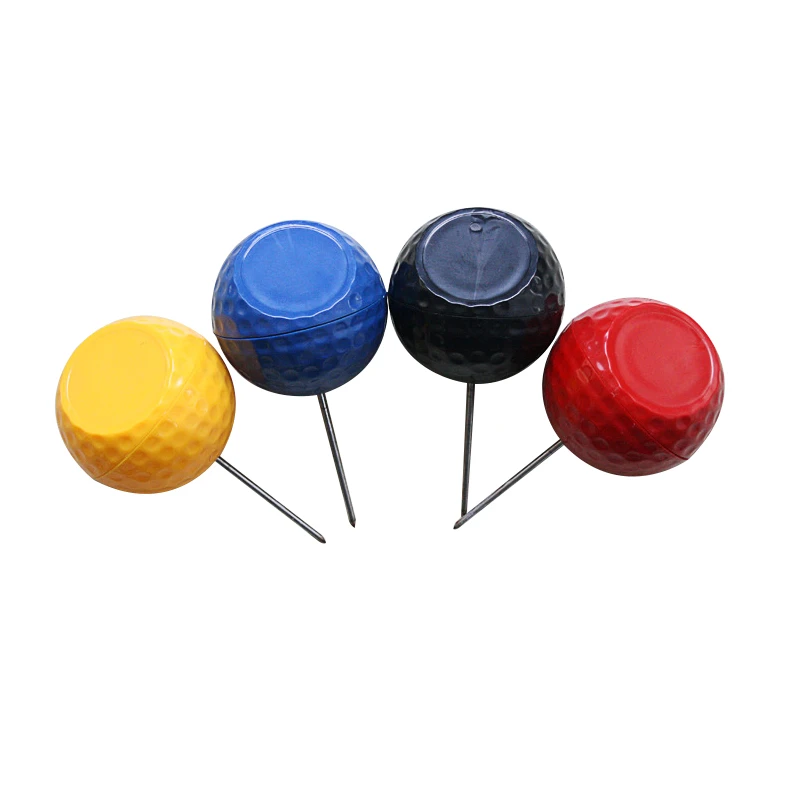 wholesale cheap golf beveled dimple ball tee markers