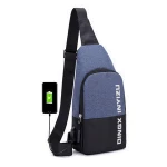 wholesale cheap price blank outdoor travel chest pack small messenger bag for man