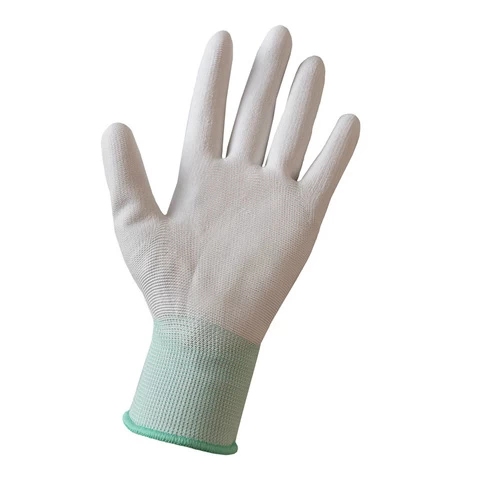 Wholesale Cheap Widely Used Anti Static Light Weight Working PU Gloves for Electronic