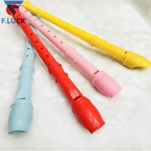 wholesale children creative educational plastic color 8-hole clarinet
