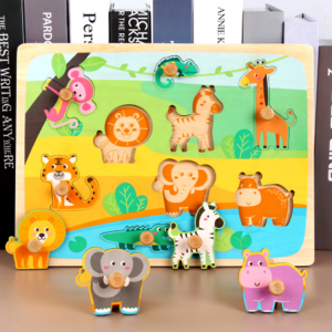 Wholesale Children Wooden Animal Puzzle Toy For Early Education