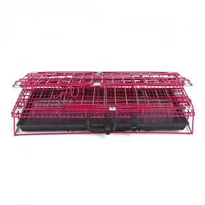 Wholesale Collapsible Metal Dog Cage Folding Pet Kennels Luxury Pet Display Dog Crates Nano Paint
