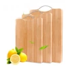 Wholesale custom logo bamboo chopping board wooden cutting board with handle