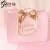 wholesale custom made with ribbon tie bow luxury gift shopping bag