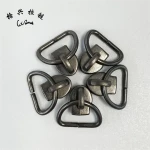 Wholesale Custom No 3  Zinc Alloy Puller with D Ring Nylon Zipper Slider