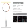 Wholesale customized GXS cheap carbon fiber china 5u custom badminton rackets