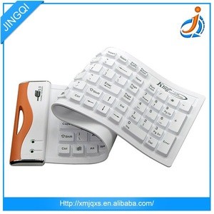 Wholesale customized size flexible 100% silicone rubber computer keyboards Cover