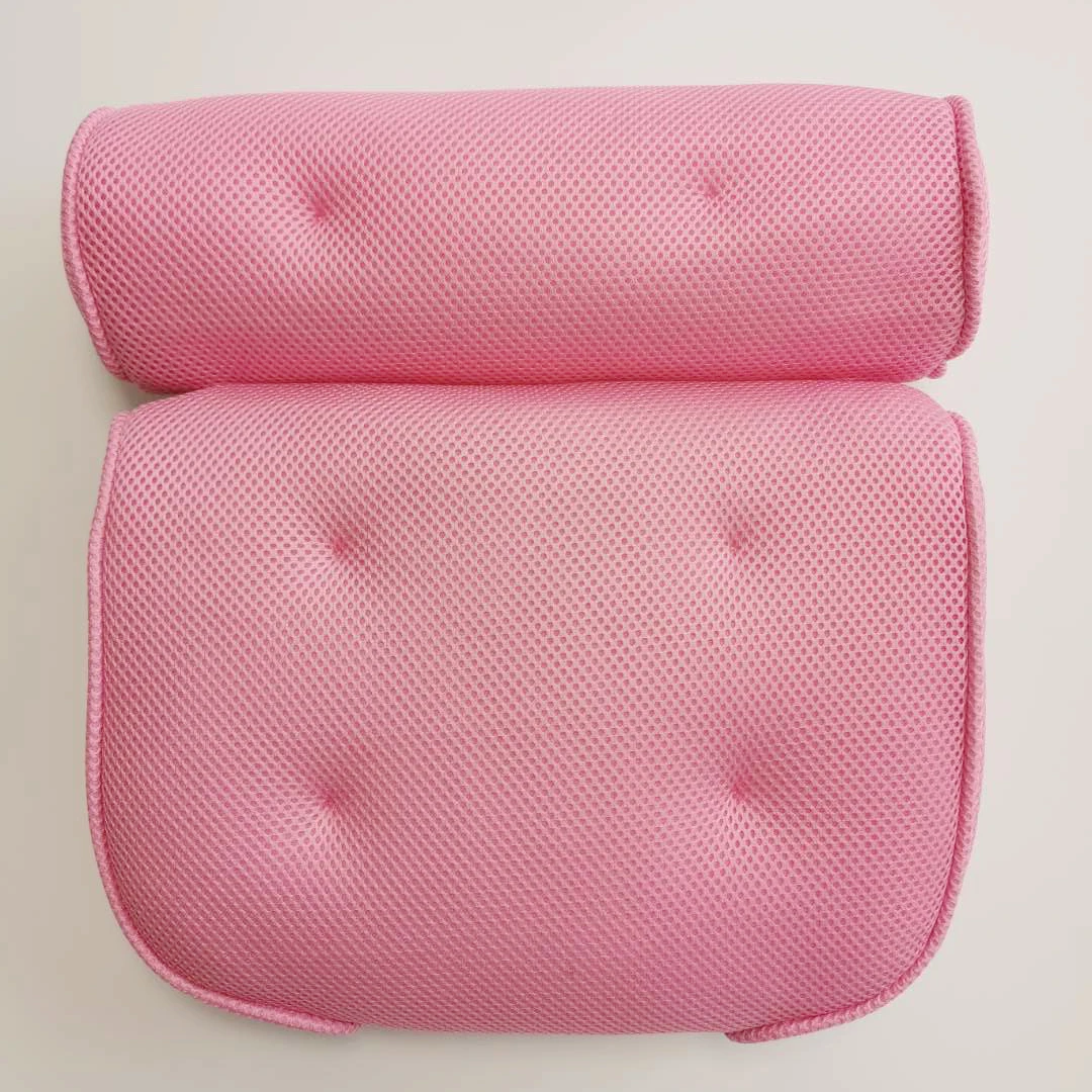 Wholesale eco-friendly 3D soft and washible massage cooling spa bath pillow