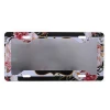 Wholesale Fashion Blank Monogrammed Floral License Plate