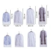 Wholesale fashionable peva short hanging single garment bag womens dress bag