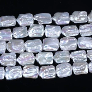 Wholesale freshwater loose Square pearls
