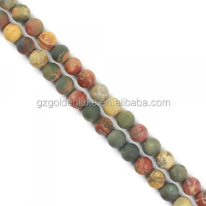 Wholesale gemstone beads natural beads round rose quartz Dull Polish natural agate beads