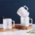 Import Wholesale good quality modern white tea mug ceramic tea mug with wooden tray from China