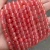 Import Wholesale Loose Faceted Red Watermelon Glass Beads For Jewelry Making Glass Beaded Bracelets from China