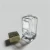 Import Wholesale Luxury Crystal Empty Square Clear Car Glass Perfume Bottles for Cologne from China
