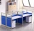 Import wholesale modern office desk cubicles for 4 people office cubicle workstation modular design from China