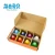 Import Wholesale musical instrument percussion plastic desk bell set rainbow music bells from China