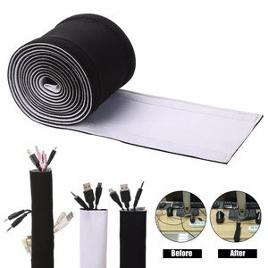 Wholesale Neoprene Cable Management Sleeve, Cord Management System for TV / Computer / Home Entertainment,Flexible Cable Sleeve