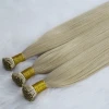 Wholesale nice price 100% Virgin Russian Hair Double Drawn I Tip Hair Extensions Pre-bonded Stick Tip Hair Extension
