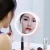 Import wholesale  professional round cosmetic led mirror for makeup mirror with light Desk lamp magnifying led makeup mirror from China