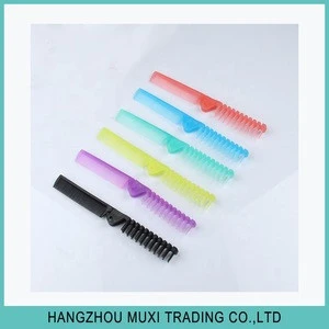 Wholesale retail cheap folding pocket comb switch plastic comb from factory