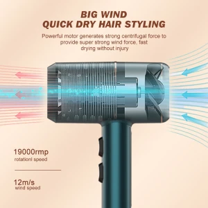 Wholesale Round Hair Dryer Portable Home Hairdryer Cepillo Secador De Pelo Cool Hot Air Drying High Speed Ionic Hair Blow Dryer