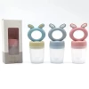 Wholesale Soft BPA-Free Silicone Pouches Infant Frozen Fruit Nibbler Feeding Pacifier Baby Food Fruit Feeder