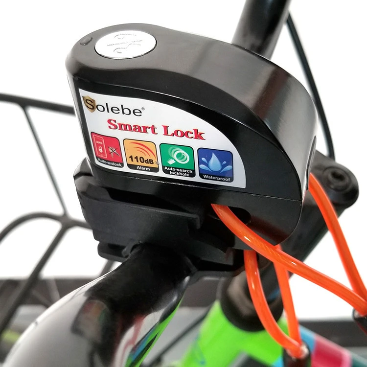wholesale supplier motorcycle parts smart disc brake locks wireless remote control motorbike alarm lock