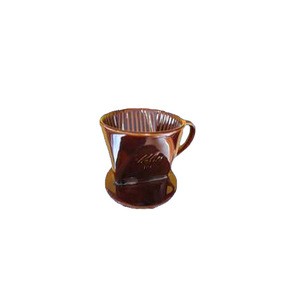 wholesale Traditional custom ceramic coffee maker brown coffee dripper