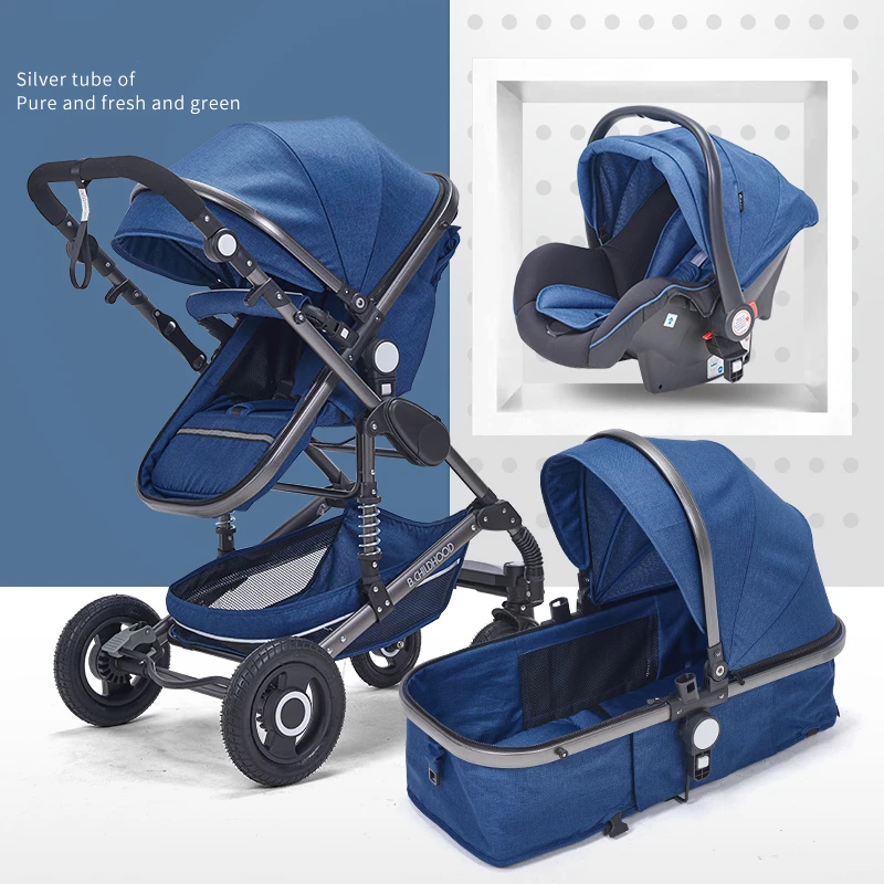 Wholesale travel system cheap baby stroller luxury baby stroller 3 in 1 with carrycot and carseat