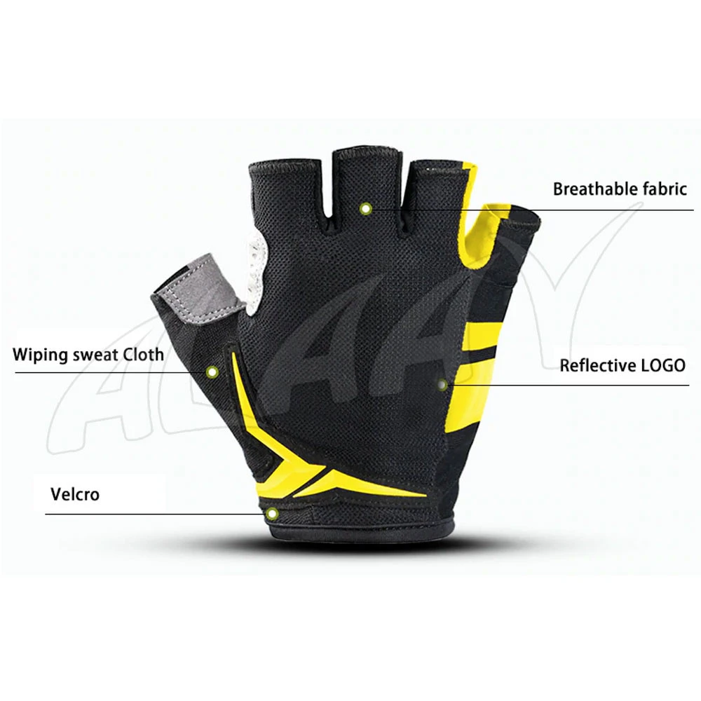 Wholesale Unisex Soft Comfortable Half finger Riding Cycling Gloves