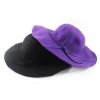wide brim fedora hats 100% wool hat wholesale fedora hat