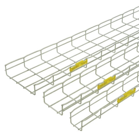 Wire Mesh Cable Tray Inox 304, Cable Holder 54mm Height 500mm Width 3m Length, Cable Management From Bestray Vietnam Factory