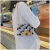 Import Women Metal Chain Crossbody Shoulder Handbags Polka Dot Transparent PVC Messenger Bag from China
