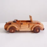 WOODEN DECORATIVE TOYS DECORATION CAR CRAFT  ART NATURAL COLOR