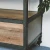 Wooden furniture and metal Industrial Living Room TV cabinet Stand with 2 Drawers and 1 Open Shelves