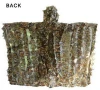 Woodland Camouflage Ghillie Poncho for Hunting Wargames or Other Outdoor Activities