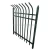 Import wrought ron home decor fence iron main gate designs powder coating steel fences from China