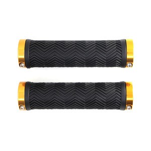 XH-G125BL factory sale bicycle accessories high quality lock on anti-skid  rubber mountain bike grips