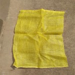 yellow  mesh  bags     double  sewing     mesh bag