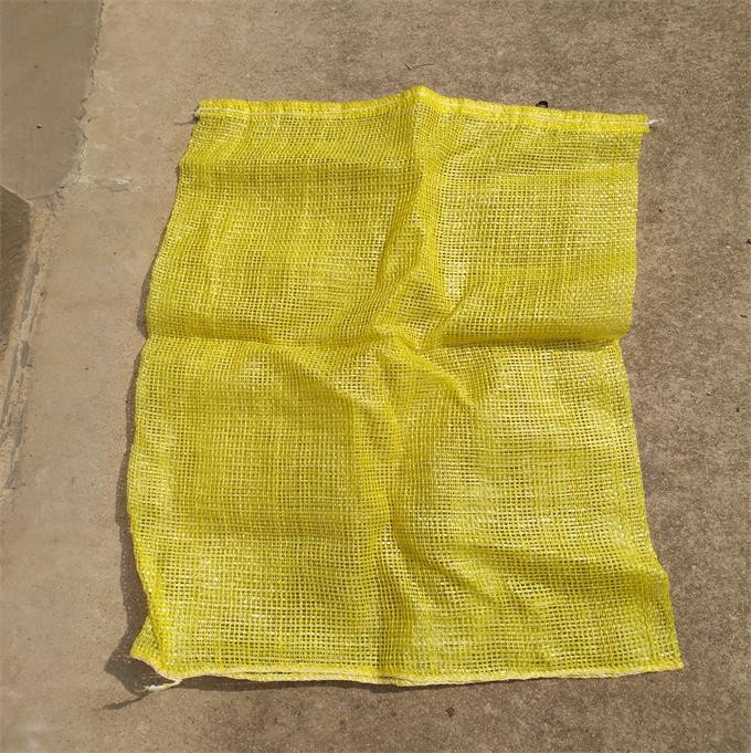yellow  mesh  bags     double  sewing     mesh bag