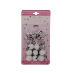 Yip Sing plastic headwear elastics hairband 2cm big ball ponytail holder