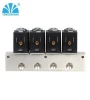YONGCHUANG brand, YCSM3 water 2 way valve manifold 24v solenoid valve for filling machine plastic injection machines