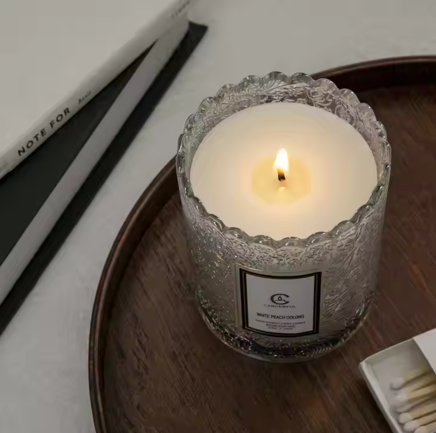 Buy Custom Luxury Soy Wax Candle Scented Candle Home Decoration Wedding ...