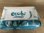 ECOBI Baby Wipe 80 Sheets Material Customized Baby Wet Wipes Environmental Friendly