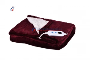 Solid color high quality electric blanket